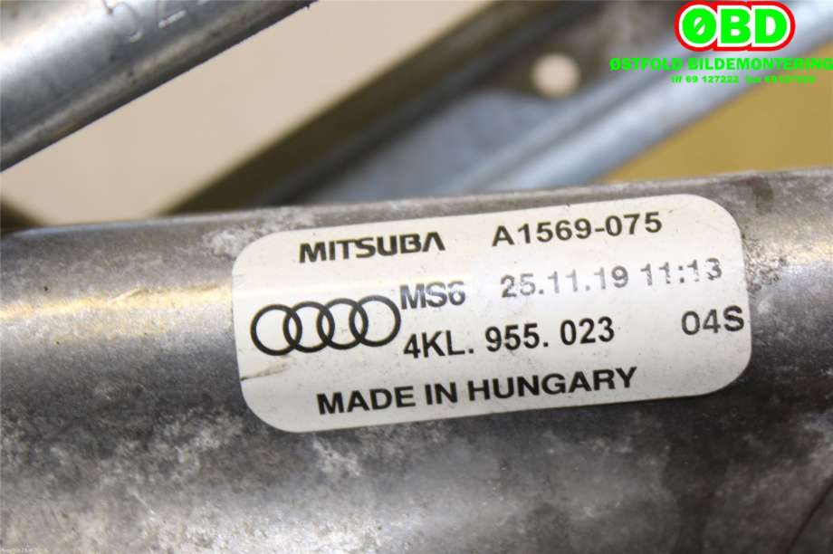 Viskeroverføring til Audi e-tron 2018-->>  (AUDI|4KL 955 023|4KL 955 023 B|4KL955023)