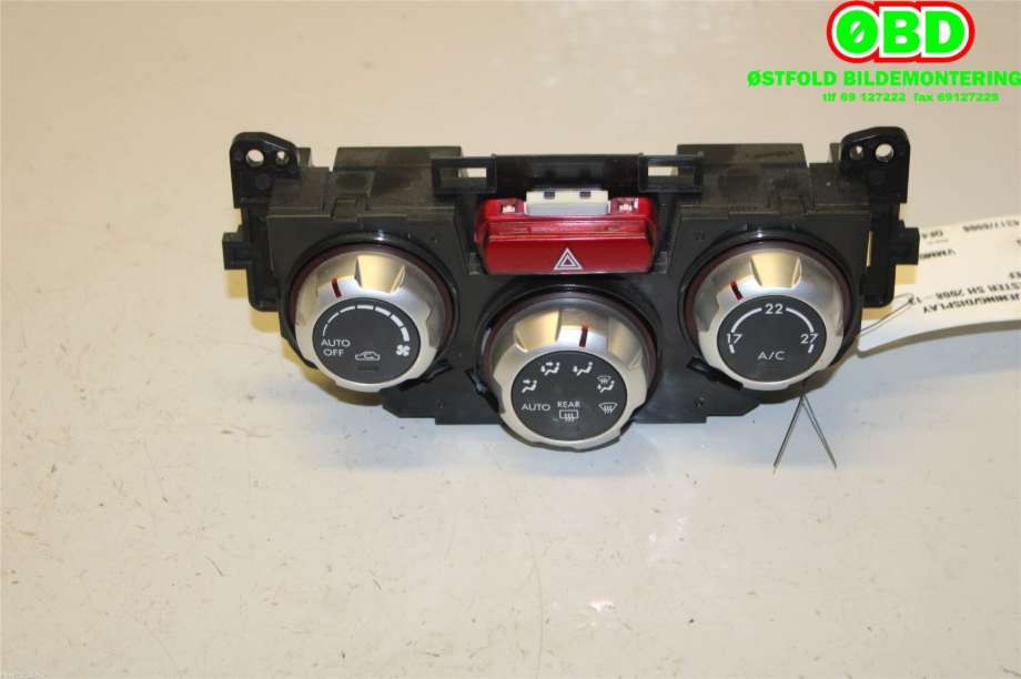 Varmeapparat betjening til Subaru Forester 2008-2013 (Type III) (SUBARU|72311SC060|)