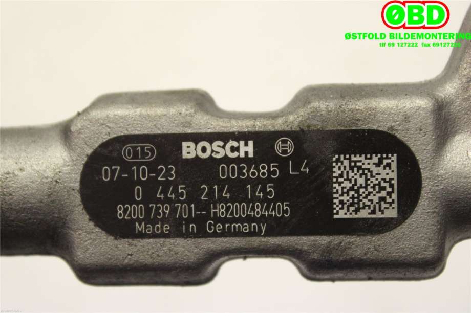 Dyseskinne (fuelrail) til Nissan Primastar 2006-2014 (NISSAN|1752000Q1F|1752000Q1G|8200739701)