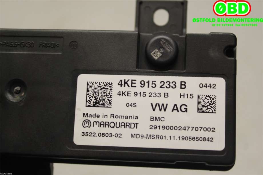 Styreenhet batteri til Audi e-tron 2018-->>  (AUDI|4KE 915 233 B||4KE915233B)