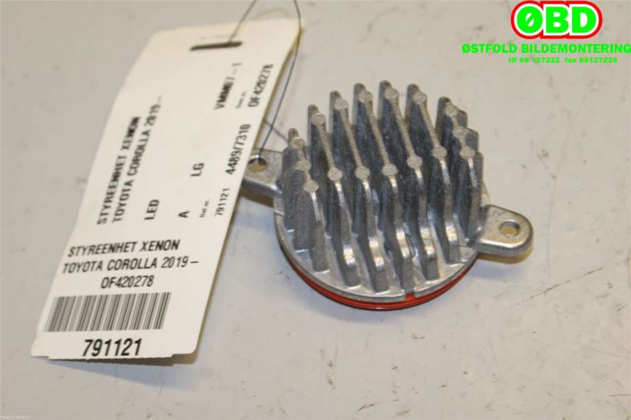 Styreenhet xenon/ballast til Toyota Corolla 2019-->>  (TOYOTA|8112B02S70|)