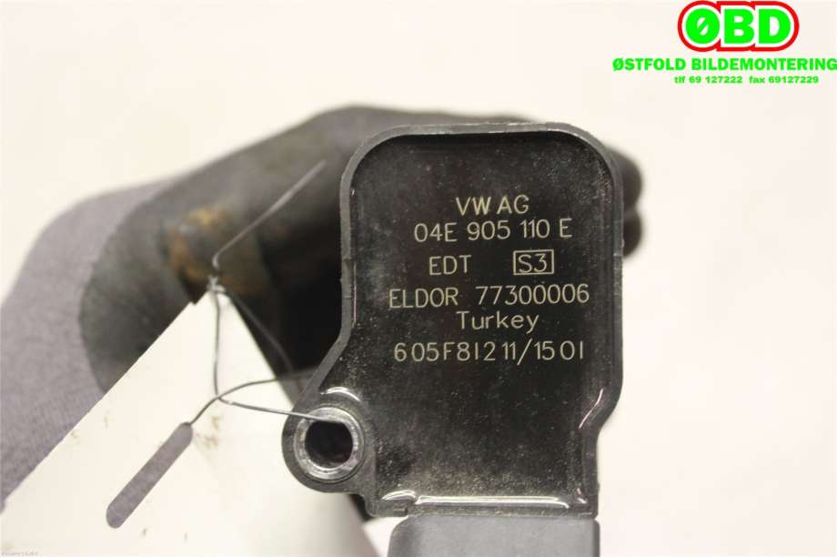 Coil elektronisk til VW Golf VII 2012-2017 (Fase 1)  (VOLKSWAGEN|04E 905 110 K|04E 905 110 P|04E905110E)