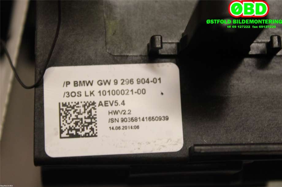 Girstang/girvelger automat til BMW X4 2014-2018 (F26) (F26) (BMW|61317950394|)