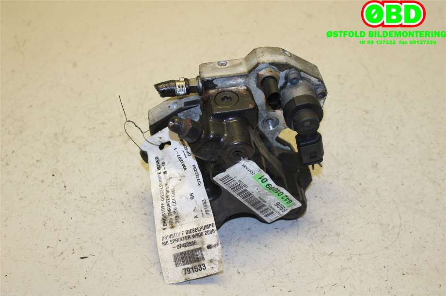 Dieselpumpe til Mercedes Sprinter 2013-2018 (Fase 2) (906) (906) (MERCEDES|A 642 070 10 01|A 642 070 12 01|6420701001)