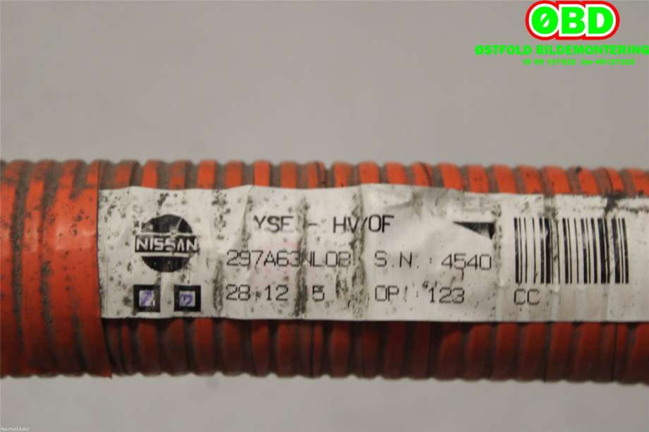 Kabel høy volt (HV) hybrid til Nissan Leaf 2011-2017 (Type I) (NISSAN|297A63NL0B|)