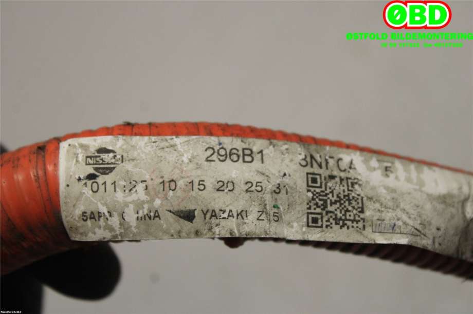 Kabel høy volt (HV) hybrid til Nissan Leaf 2011-2017 (Type I)  (NISSAN|296B13NF0A|)