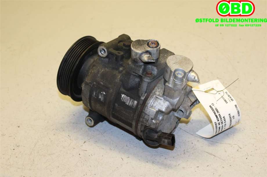 Aircondition kompressor til Škoda Octavia 2009-2013 (Type II, Fase 2)  (SKODA|1K0 820 859 T|1K0 820 859 TX|1K0820859T)