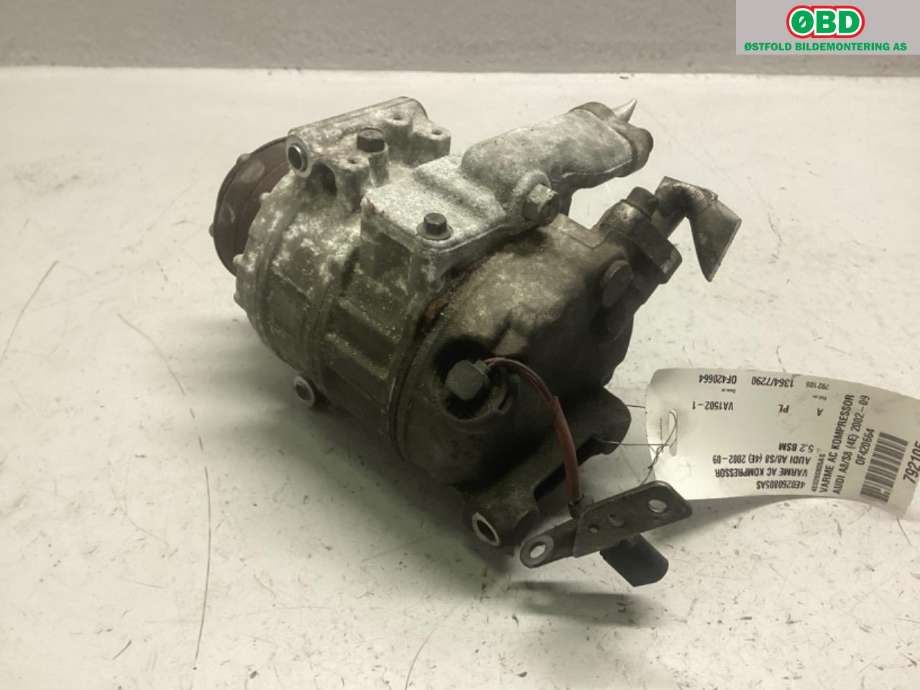 Aircondition kompressor til Audi A8 2003-2010 (Type II)  (AUDI|4E0260805AS|)