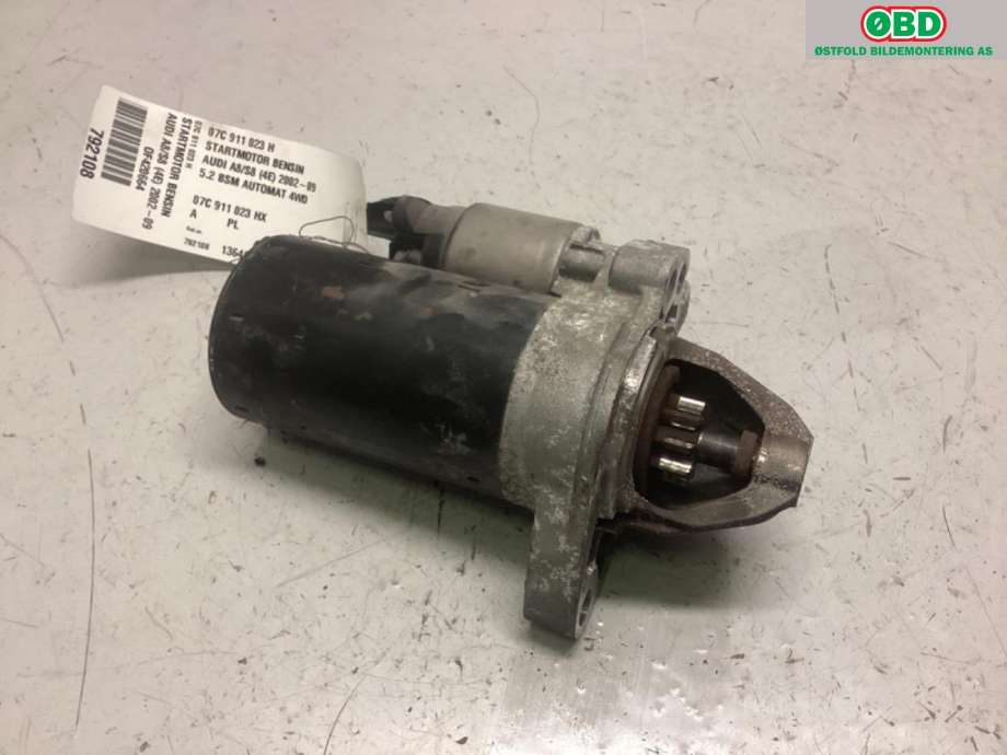 Starter til Audi A8 2003-2010 (Type II) (AUDI|07C 911 023 H|07C 911 023 HX|)