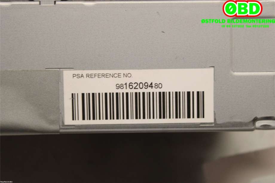 Bilstereo til Toyota Proace 2016-->> (Type II) (TOYOTA||9816209480)