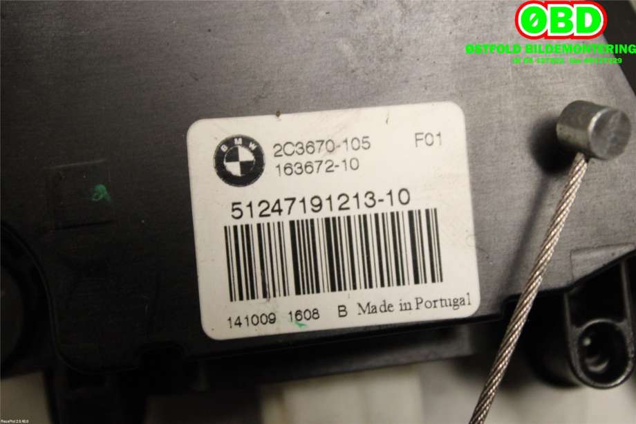 Baklukeåpner motor til BMW 7-Serie 2009-2015 (F01/F02/F03/F04) (F01/F02/F03/F04) (BMW|51 24 7 191 213|)