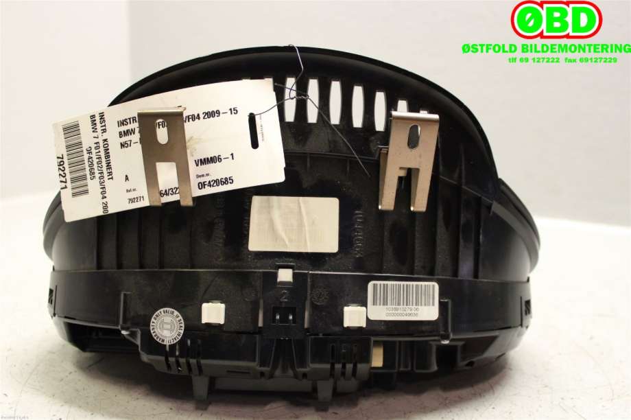 Instrumentpanel til BMW 7-Serie 2009-2015 (F01/F02/F03/F04) (F01/F02/F03/F04) (BMW|62 10 8 795 128||62109220800)