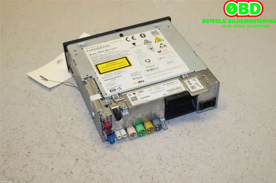 Bilstereo navigasjon til Audi A3 2016-2020 (Type III, Fase 2)  (AUDI|8V1 035 035 A||8V1035035A)