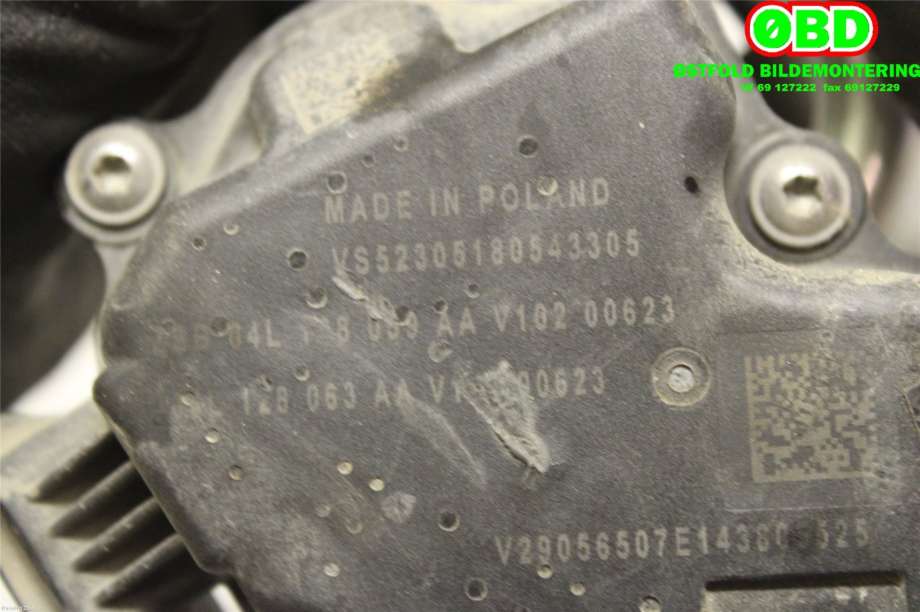 EGR-ventil til VW Caddy 2015-2020 (Type III, Fase 3)  (VOLKSWAGEN|04L 128 063 AA||04L128063AA)