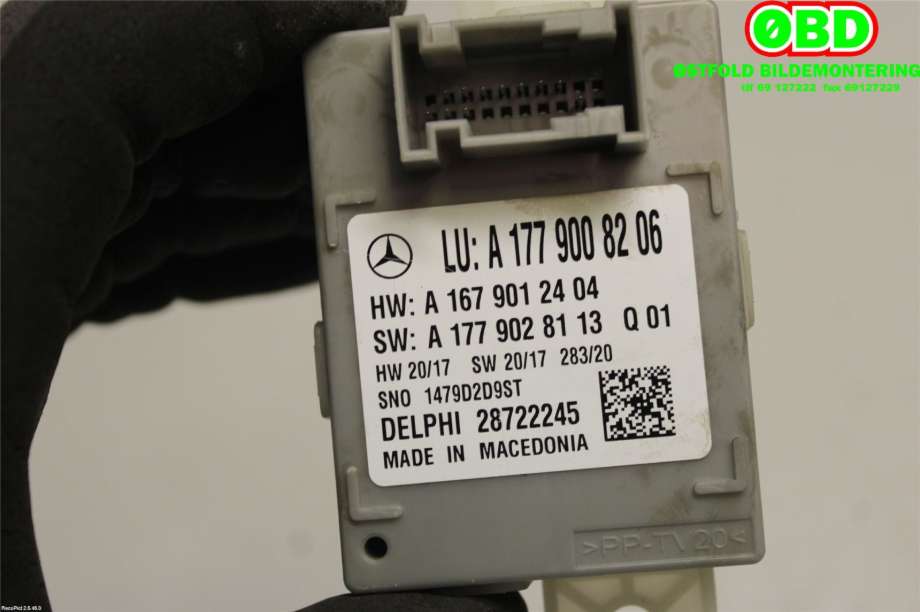 Styreenhet diverse til Mercedes GLE 2019-->> (W167) (W167) (MERCEDES|A 177 900 82 06|A 177 900 26 10|1779008206)