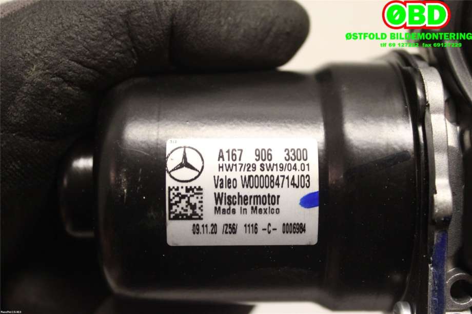 Viskermotor frontrute til Mercedes GLE 2019-->> (W167) (W167) (MERCEDES||1679063300)