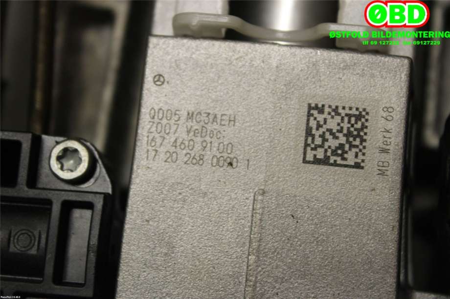 Rattaksel elektrisk servo til Mercedes GLE 2019-->> (W167) (W167) (MERCEDES|A 167 460 91 00||1674609100)