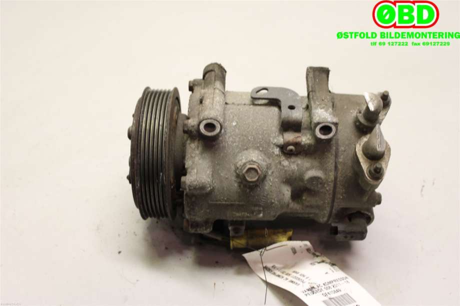 Aircondition kompressor til Peugeot 508 2011-2014 (Type I, Fase 1)  (PEUGEOT|6487 08|98 228 268 80|)