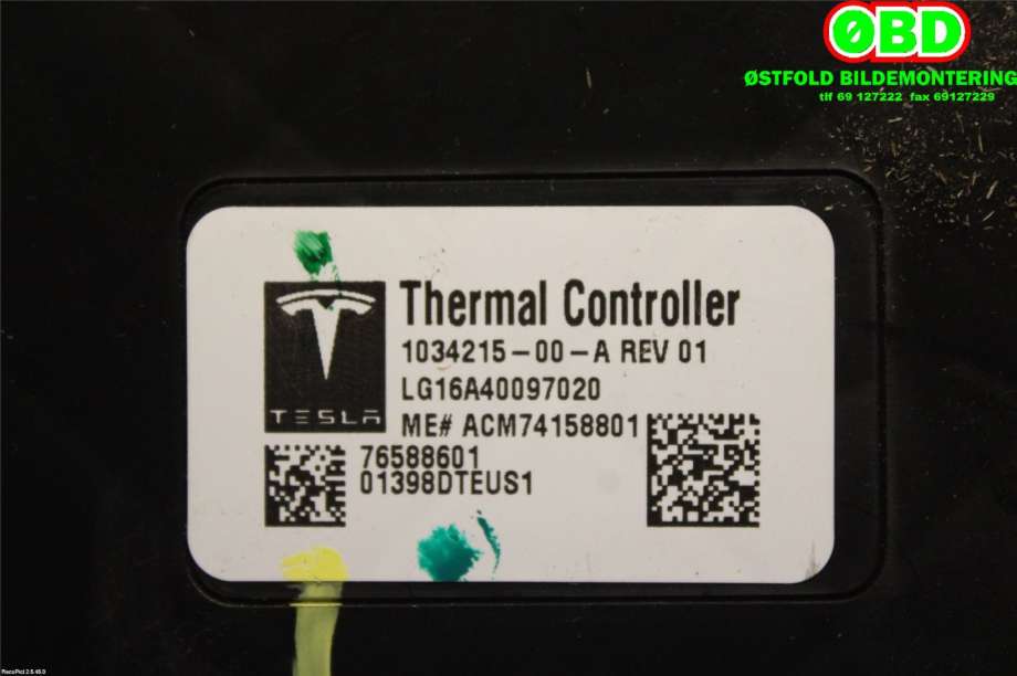 Styreenhet diverse til Tesla Model S 2016-2021 (Fase 2) (TESLA|103421500A|)