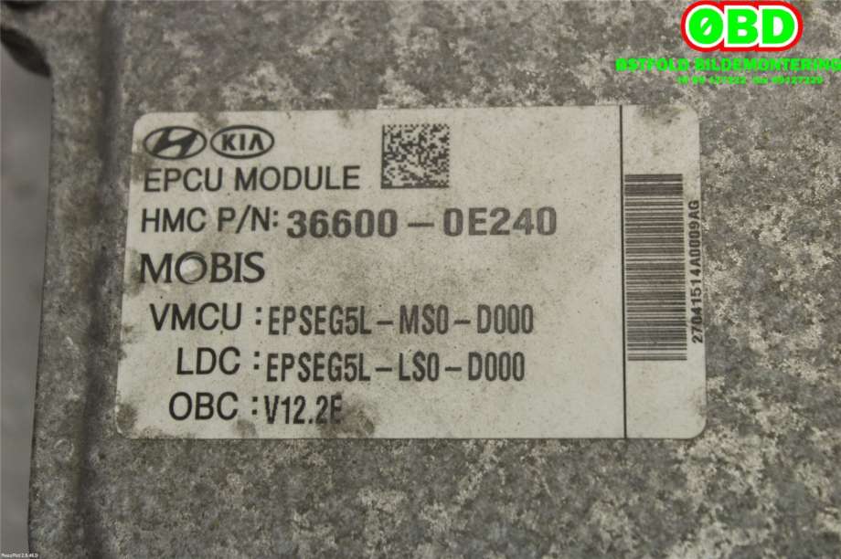 Styreenhet diverse til Kia Soul 2014-2019 (Type II)  (KIA|91875E4010||366000E240)