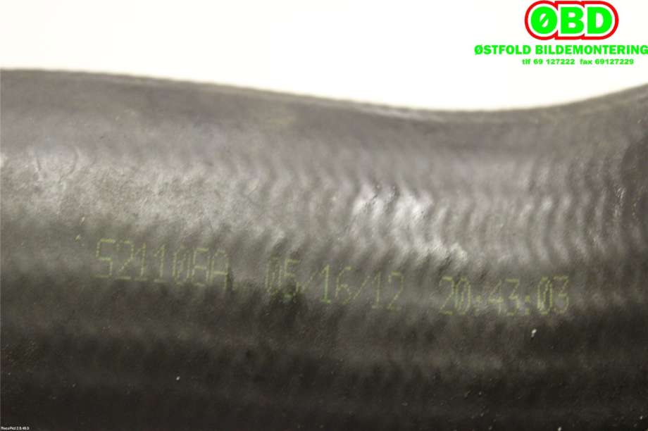 Turbo rør til BMW 5-Serie 2010-2017 (F10/F11) (F10/F11) (BMW|11 61 7 810 614|)