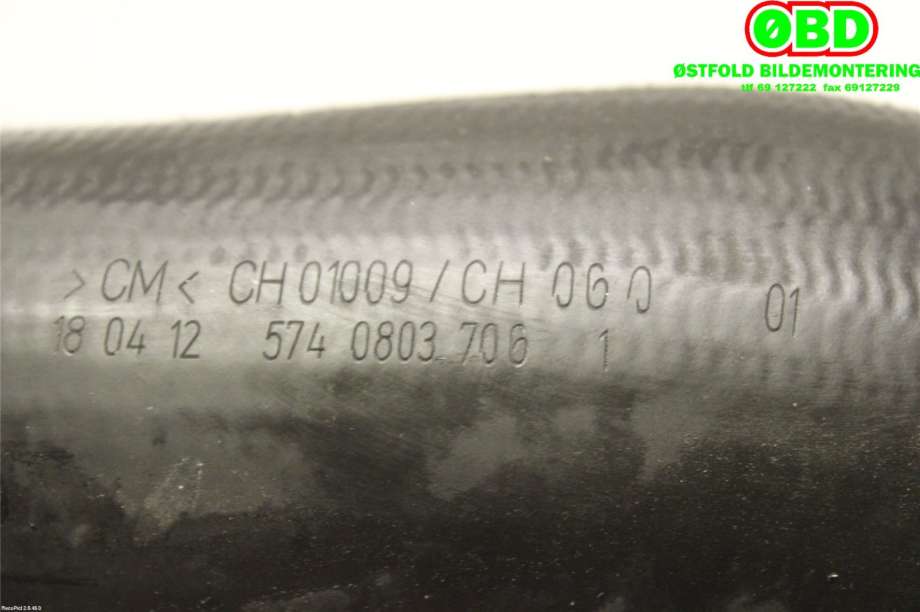 Turbo rør til BMW 5-Serie 2010-2017 (F10/F11) (F10/F11) (BMW|11 61 7 810 615|)