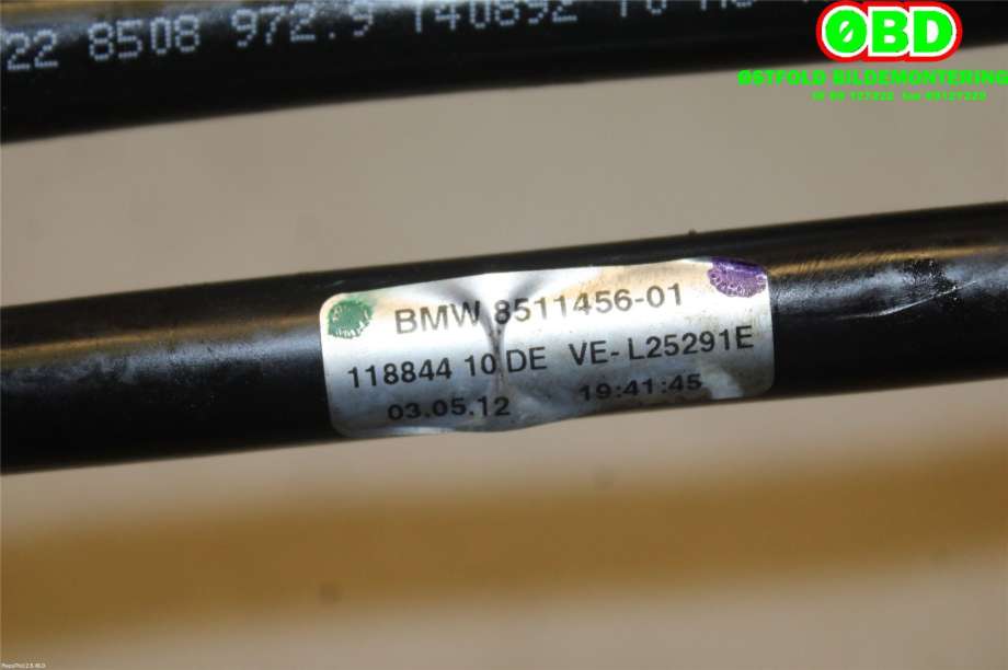 Diverse deler til BMW 5-Serie 2010-2017 (F10/F11) (F10/F11) (BMW|17 22 8 511 456|)