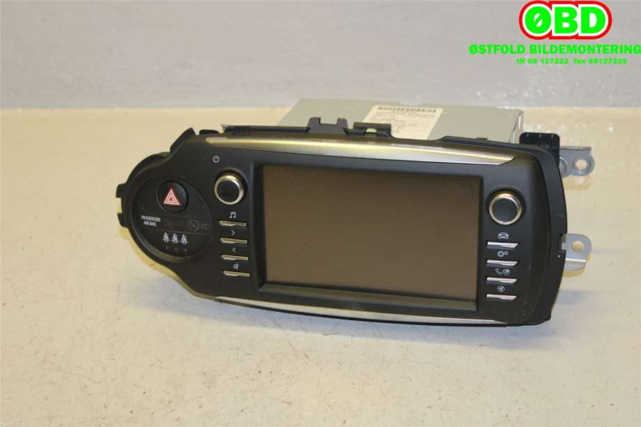 Bilstereo navigasjon til Toyota Yaris 2014-2020 (Type III, Fase 2) (TOYOTA|861400D330|)