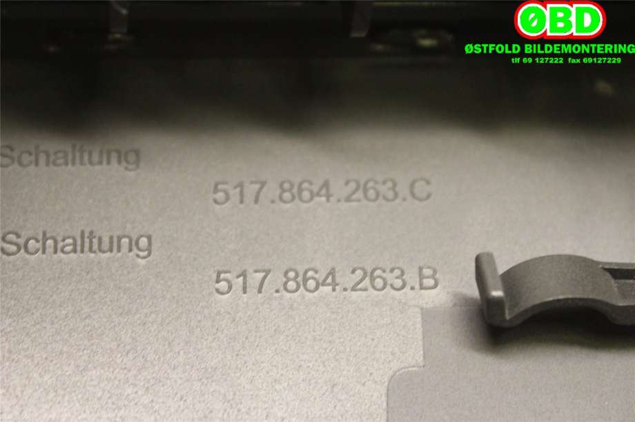 Diverse deler til VW Golf Sportsvan 2014-2018 (VOLKSWAGEN|517 864 263 C||517864263C)