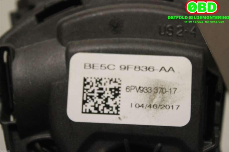 Pedal gass til Tesla Model S 2016-2021 (Fase 2)  (TESLA|BE5C9F836AA|)