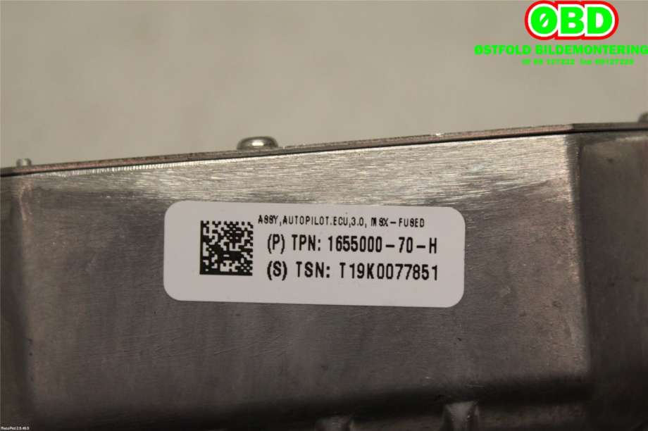 Styreenhet diverse til Tesla Model S 2016-2021 (Fase 2)  (TESLA|165500070H|)