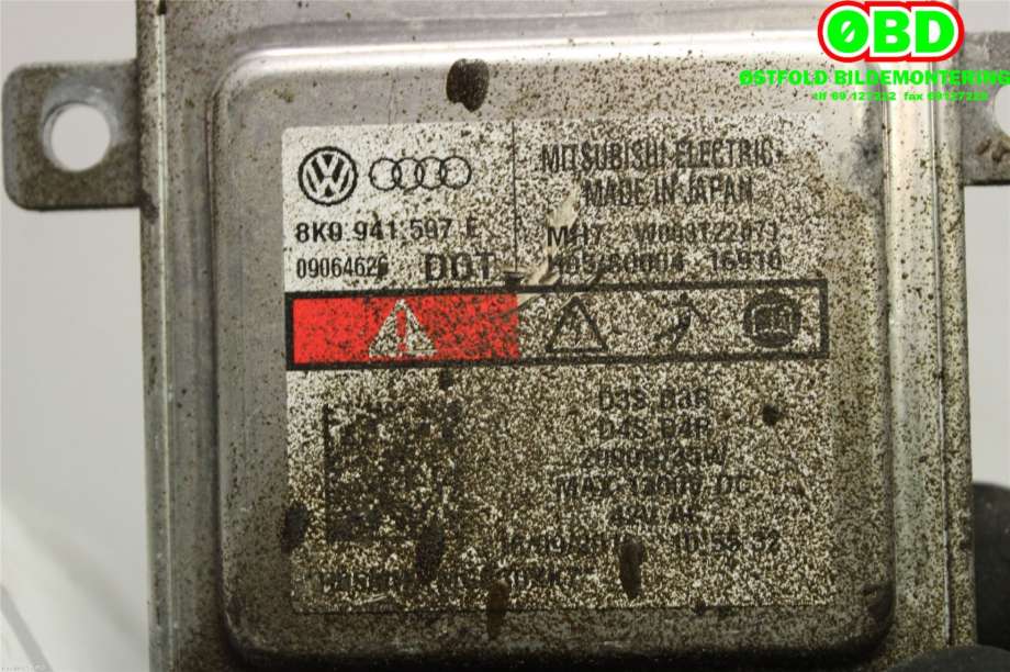 Styreenhet xenon/ballast til VW Golf Sportsvan 2014-2018  (VOLKSWAGEN|8K0 941 597 E|W003T22071|8K0941597E)