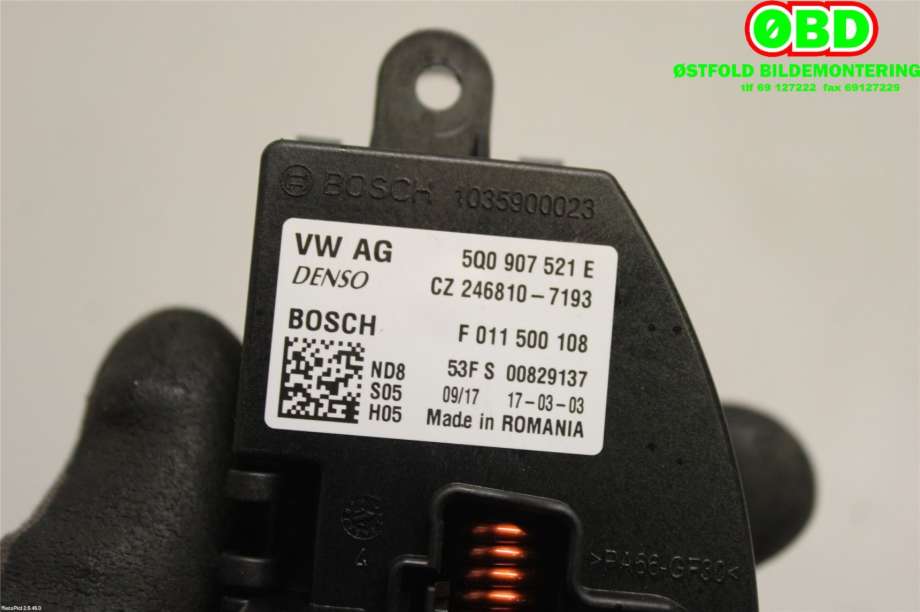 Varmeapparat motstand til VW Golf Sportsvan 2014-2018  (VOLKSWAGEN|5Q0 907 521 C|5WA 907 521|5Q0907521E)