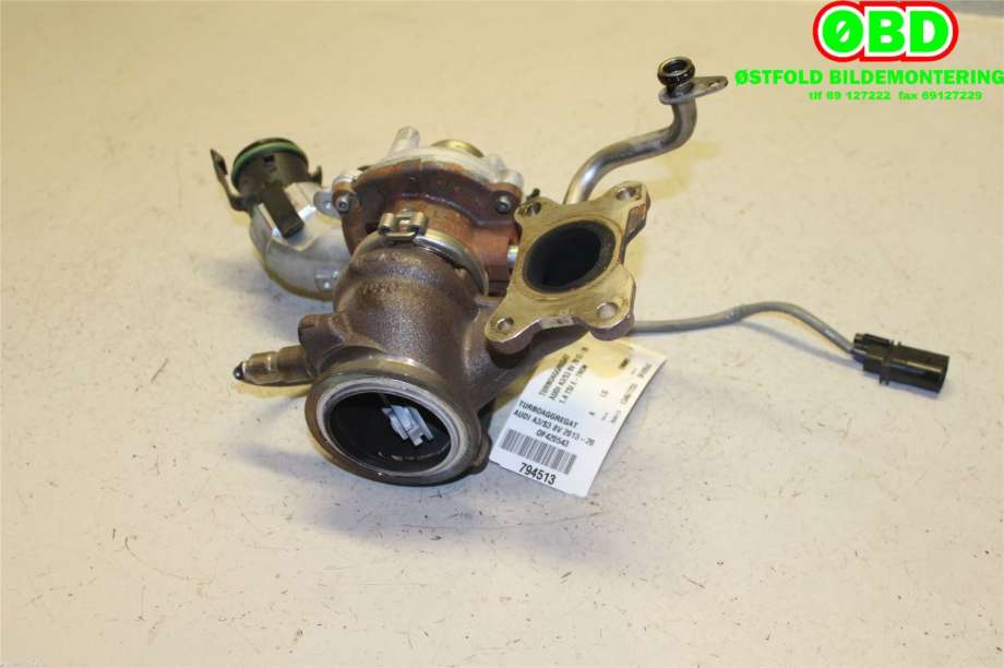 Turbo til Audi A3 2016-2020 (Type III, Fase 2)  (AUDI|04E 145 722 K|04E 145 874 B|04E145722K)
