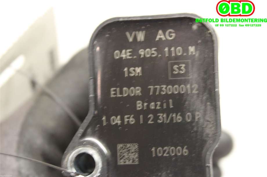 Coil elektronisk til Audi A3 2016-2020 (Type III, Fase 2)  (AUDI|04E 905 110 K|04E 905 110 P|04E905110M)