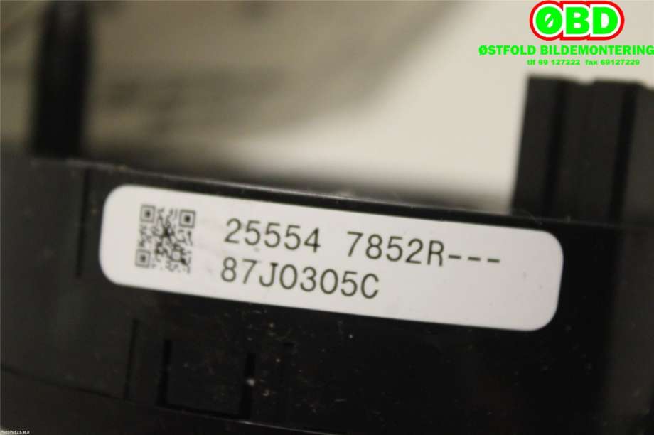 Airbag slepering til Renault Zoe 2013-2019 (Fase 1)  (RENAULT|255547852R|)