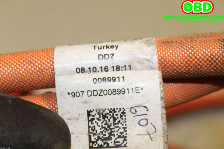 Kabel høy volt (HV) hybrid til Audi A3 2016-2020 (Type III, Fase 2) (AUDI|5Q0 971 015 J|)