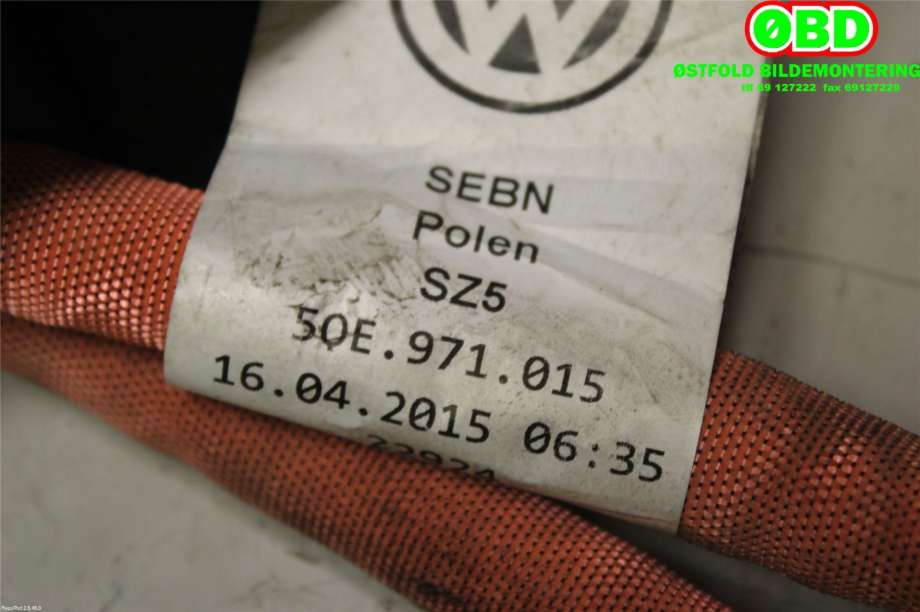 Ledningsnett til VW e-Golf 2014-2017 (Fase 1)  (VOLKSWAGEN|5QE 971 015 B||5QE971015)
