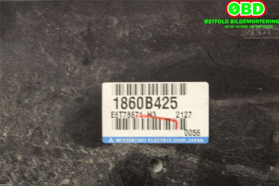 Styreenhet motor til Mitsubishi ASX 2010-2019  (MITSUBISHI|1860B425|)