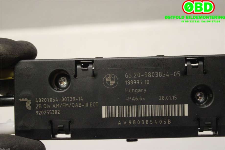 Antenne navigasjon til Mini Countryman 2010-2016 (R60) (R60) (MINI||65209803854)