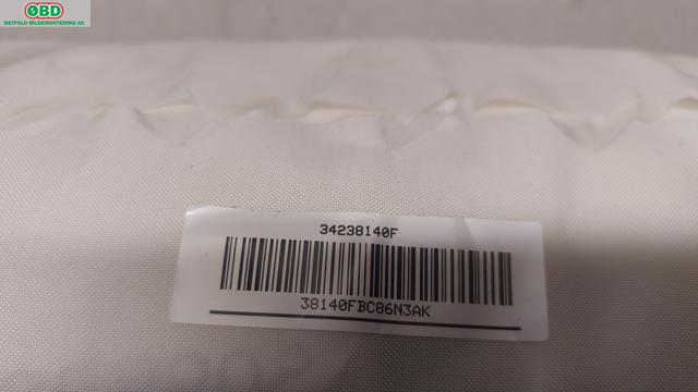 Airbag passasjer til Hyundai Kona 2017-2021 (Type I, Fase 1)  (HYUNDAI|80300J9000|)