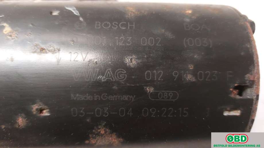 Starter til Porsche Cayenne 2002-2006 (Fase 1) (9PA) (9PA) (PORSCHE|955 604 107 00||012911023F)