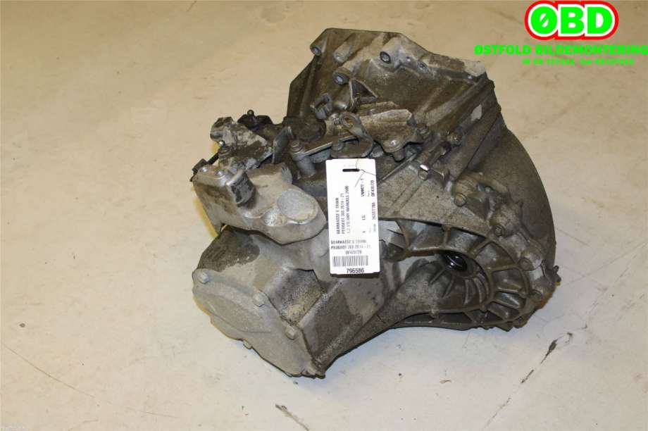 Girkasse manuell 6-trinn til Peugeot 308 2013-2021 (Type II) (PEUGEOT|16 096 663 80|)