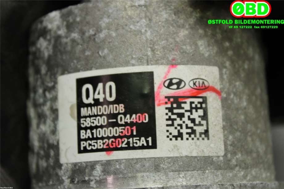 ABS sentral til Kia Niro 2016-2021  (KIA|58500Q4400|)