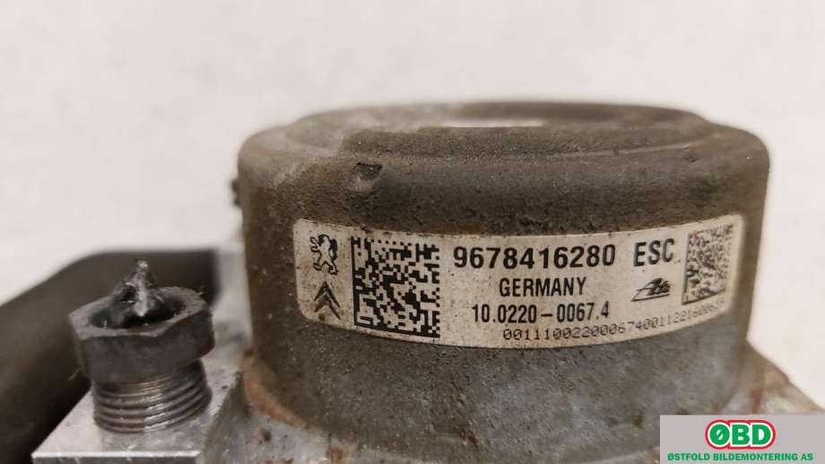 ABS sentral til Citroën DS3 2010-2019 (CITROEN|1607071080|1610181580|)