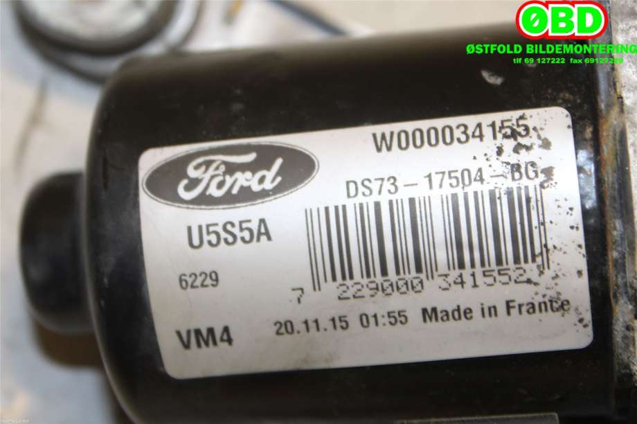 Viskermotor frontrute til Ford Mondeo 2014-2019 (Type V, Fase 1)  (FORD|2512454|W000034155|DS7317504BG)