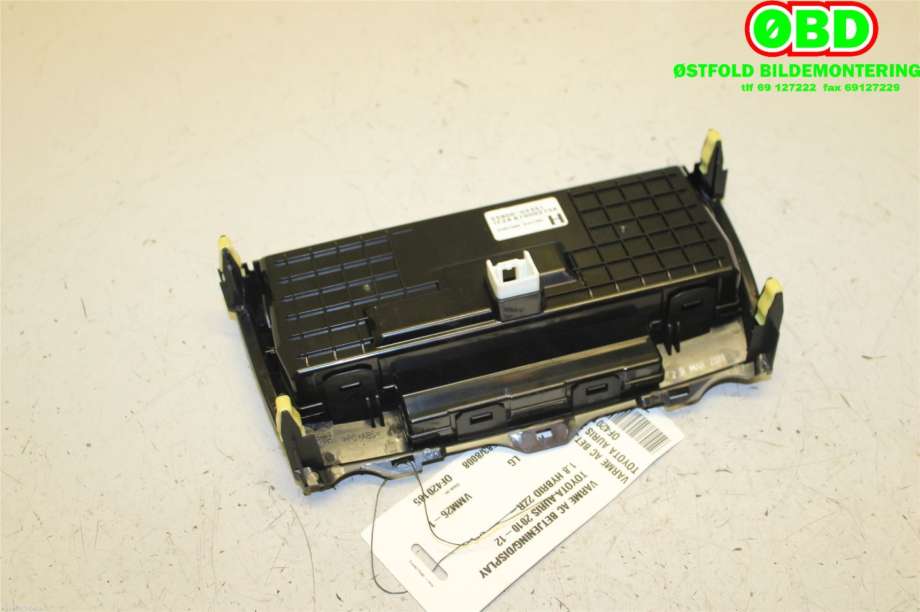 Varmeapparat betjening til Toyota Auris 2010-2012 (Type I, Fase 2)  (TOYOTA|5590002351|)