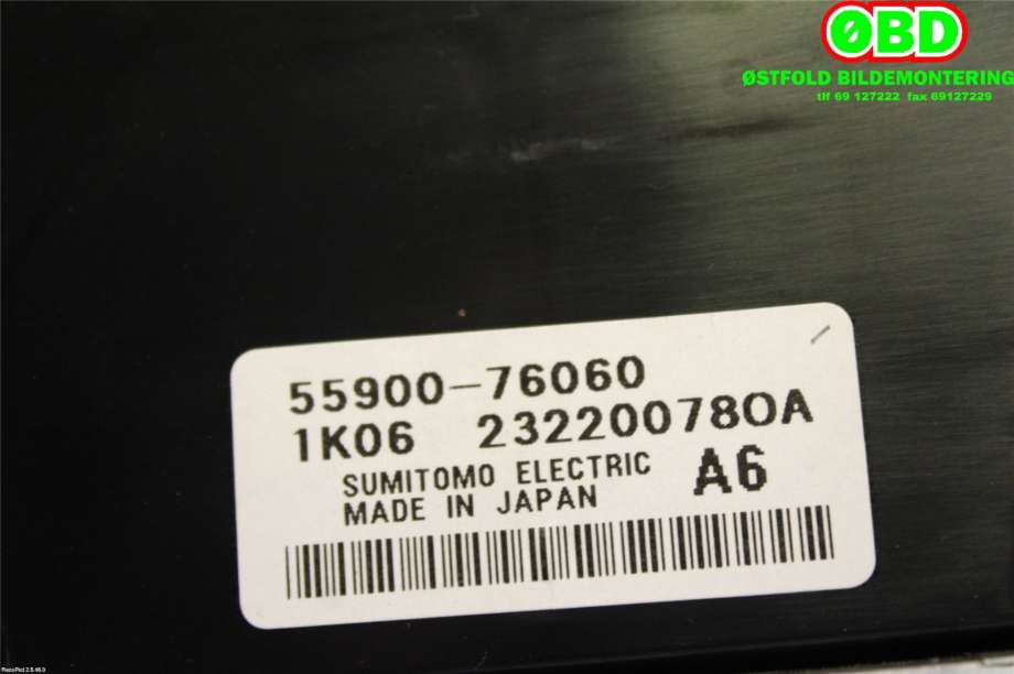 Varmeapparat betjening til Lexus CT 2010-2020  (5590576060|)