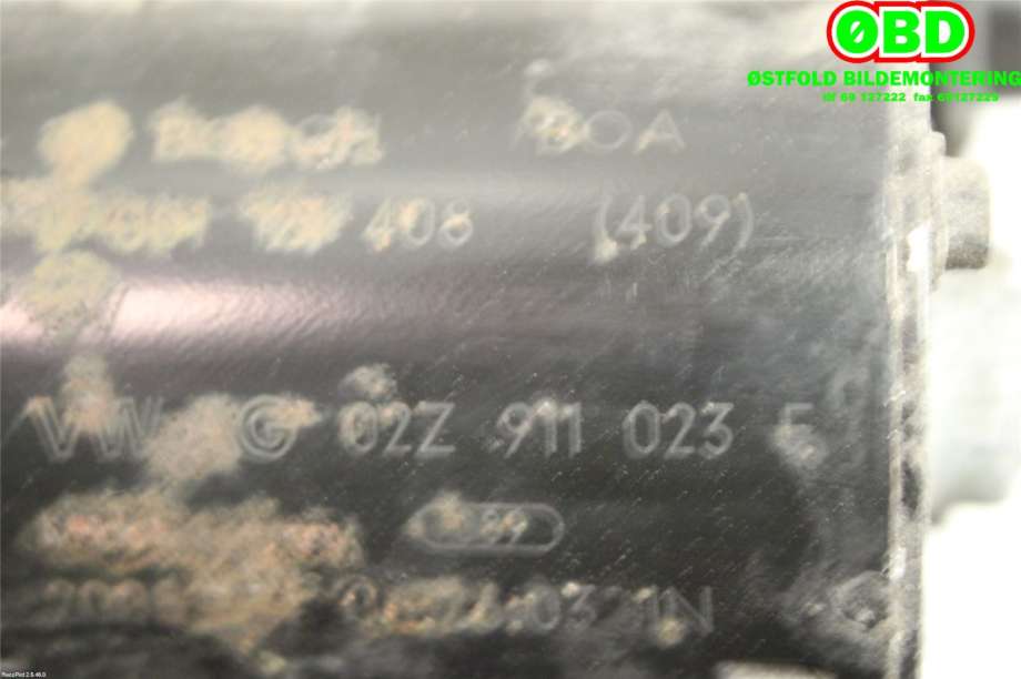 Starter til Škoda Octavia 2009-2013 (Type II, Fase 2)  (SKODA|02Z 911 023 EX||02Z911023E)