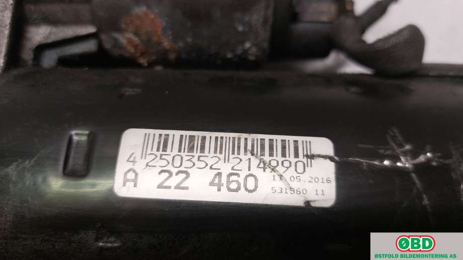 Starter diesel til VW Touareg 2003-2007 (Type I, Fase 1)  (VOLKSWAGEN|070 911 023 B|)